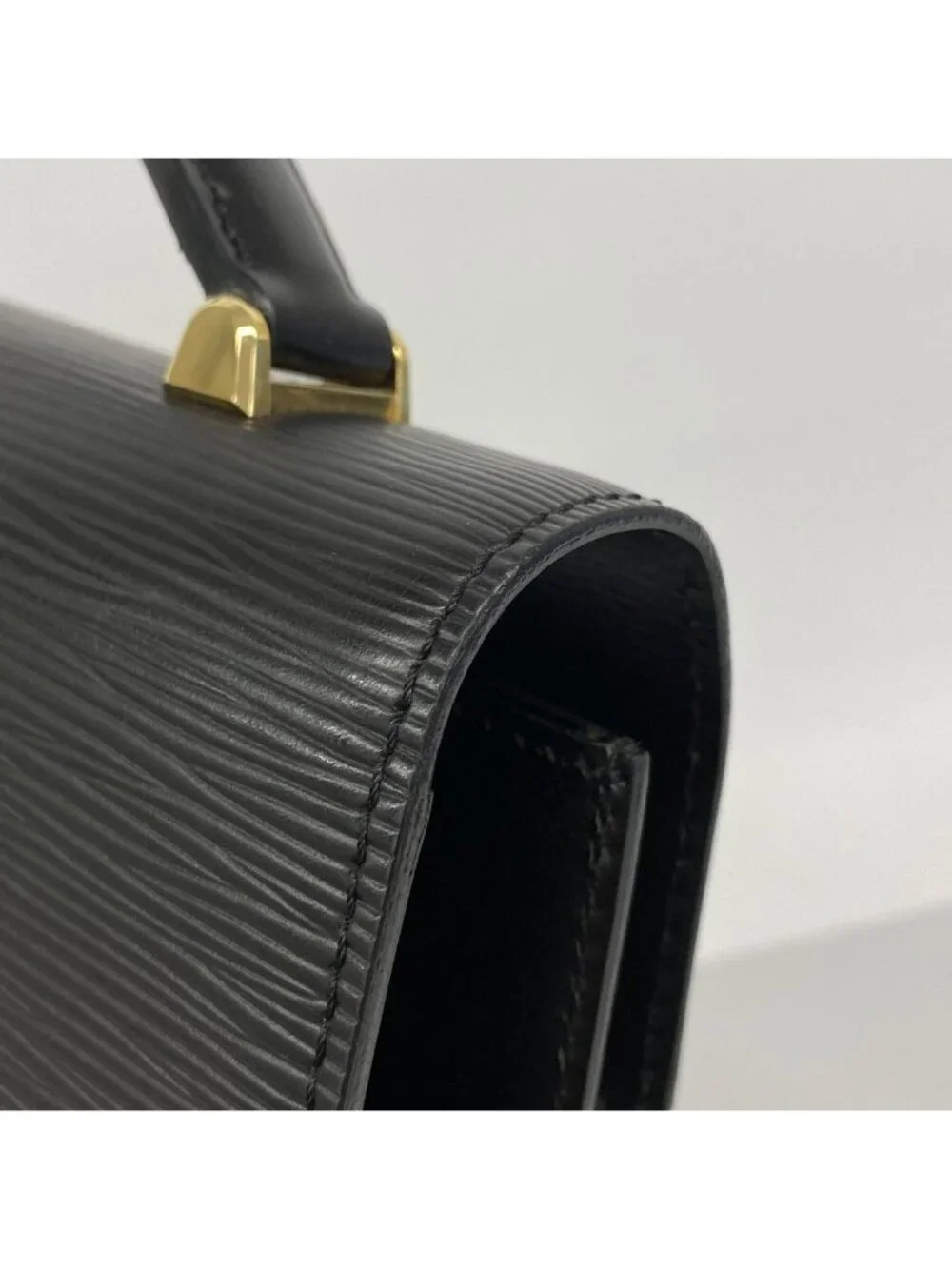 Louis Vuitton Handbag Epi Malesherbes Noir